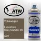 Preview: Volkswagen, Limestone Grey Metallic 2C, A7N: 400ml Sprühdose, von ATW Autoteile West.